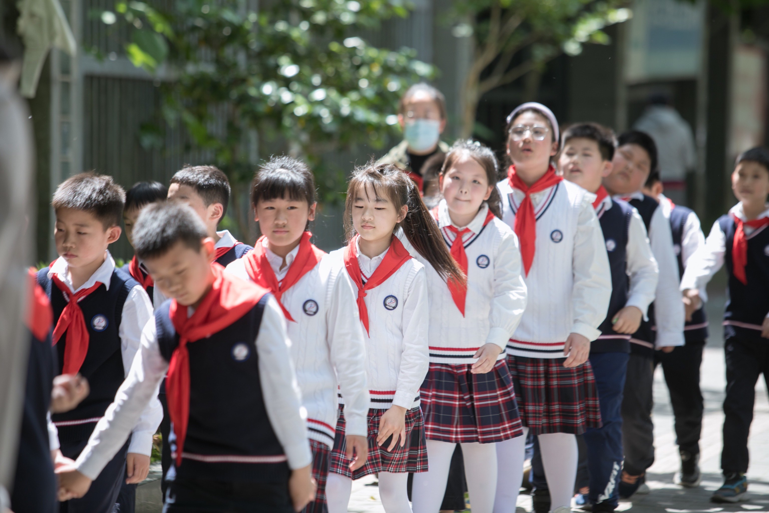 上海市大華第二小學少年先鋒隊入隊儀式